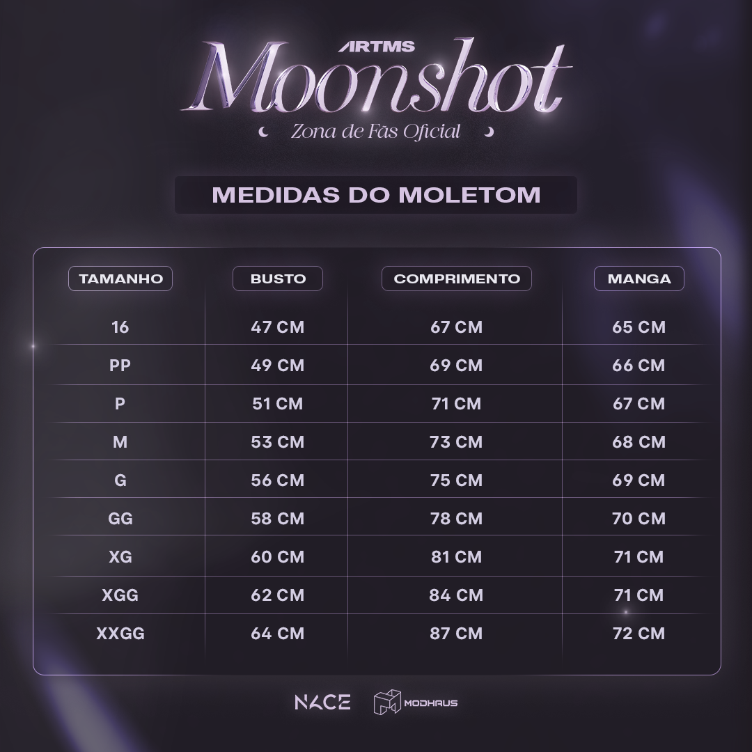 [BR ENVIO] ARTMS "MOONSHOT" Official M.D. — Moletom