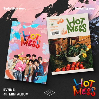 EVNNE - 4th Mini Album [HOT MESS] (RANDOM | Splatter / Sowing Ver.)