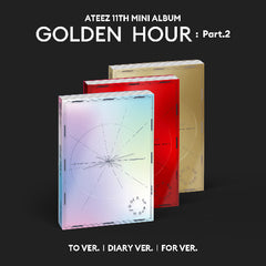 ATEEZ - 11th EP Album [GOLDEN HOUR : Part.2] (RANDOM | TO Ver. / DIARY Ver. / FOR Ver.)