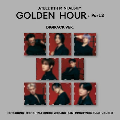 ATEEZ - 11th EP Album [GOLDEN HOUR : Part.2] (Digipack Ver.)