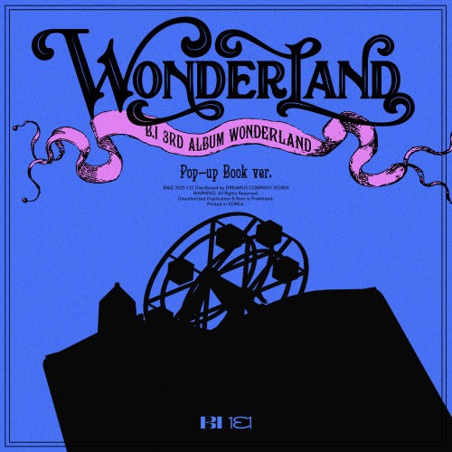 B.I - 3rd Full Album [WONDERLAND] (Pop-Up book Ver.)