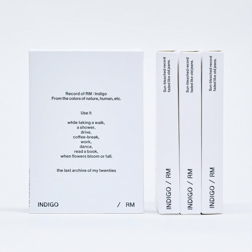 RM - 1st Full Album [Indigo] (Weverse Albums Ver. - Postcard Edition)