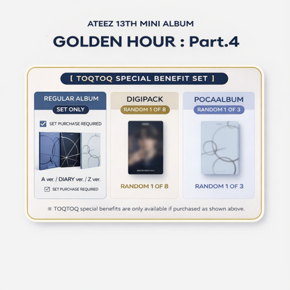 ATEEZ - 13th Mini Album [GOLDEN HOUR : Part.4]
