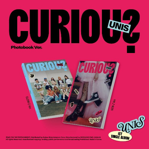 UNIS - 1st Single Album [CURIOUS] (Photobook Ver.)