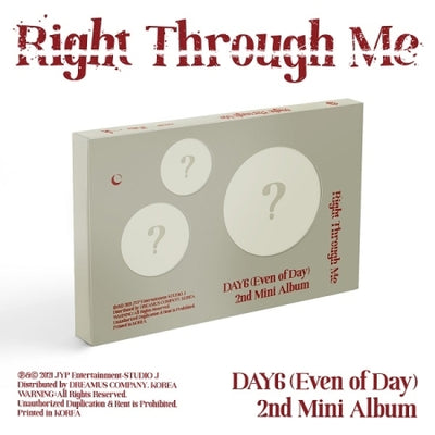 DAY6 - 2nd Mini Album [RIGHT THROUGH ME]