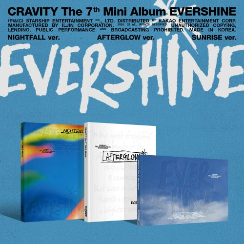 CRAVITY - 7th Mini Album [EVERSHINE] (RANDOM | Nightfall / Afterglow / Sunrise Ver.)