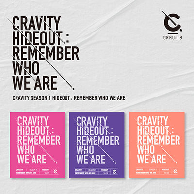 CRAVITY - 1st EP Album [SEASON1. HIDEOUT: REMEMBER WHO WE ARE]