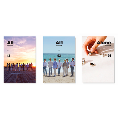 SEVENTEEN - 4th Mini Album [Al1] (RANDOM | Alone [01] / Al1 [03] / All [13] Ver.)