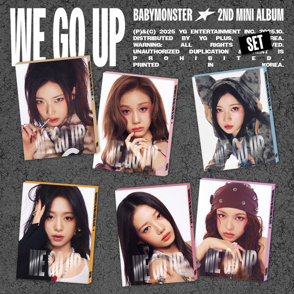 BABYMONSTER - 2nd Mini Album [WE GO UP] (PATTERN Ver.)