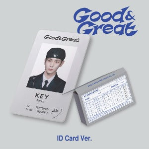 KEY - 2nd Mini Album [Good & Great] (ID CARD Ver.)