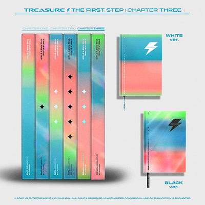 TREASURE - 3rd Single Album [THE FIRST STEP : CHAPTER THREE] (RANDOM | WHITE / BLACK Ver.)