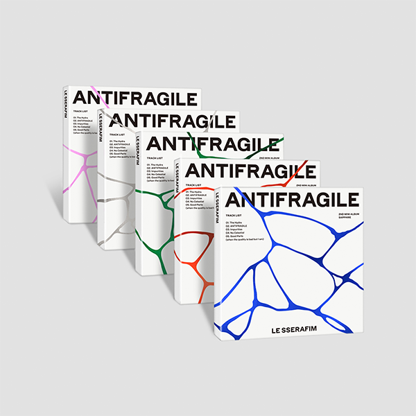 LE SSERAFIM - 2nd Mini Album [ANTIFRAGILE] (RANDOM - COMPACT Ver. - SAPPHIRE / RUBY / EMERALD / DIAMOND / PINK DIAMOND Ver.))