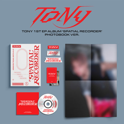 TONY - 1st EP Album [SPATIAL RECORDER] (PHOTOBOOK Ver.)