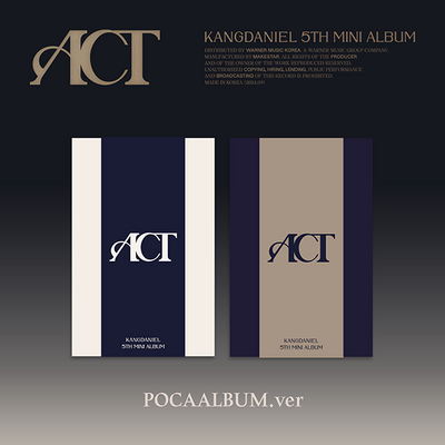 KANGDANIEL - 5th Mini Album [ACT] (POCAALBUM Ver.)