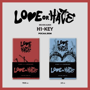 H1 -KEY - 3rd Mini Album [LOVE or HATE] (POCA ALBUM Ver.)