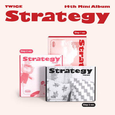 TWICE - 14th Mini Album [STRATEGY] (RANDOM | Step1 / Step2 / Step3 ver)