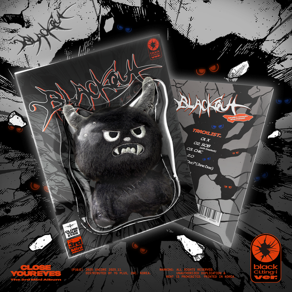 CLOSE YOUR EYES - 3rd Mini Album [blackout] (black CLting -i Ver.)