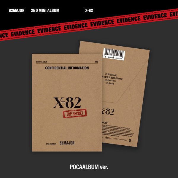 82MAJOR - 2nd Mini Album [X -82] (POCA Ver.)