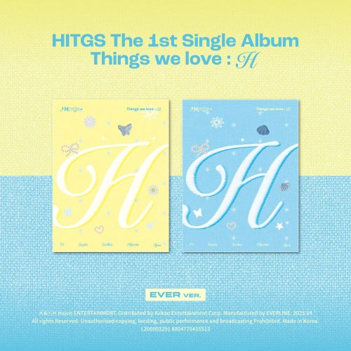 HITGS - The 1st Single Album [Things we love : H] (EVER Ver.)