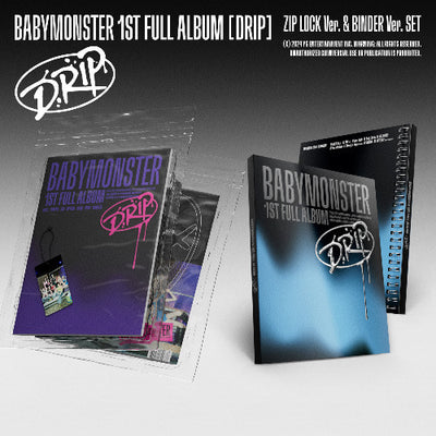 BABYMONSTER - 1st Full Album [DRIP] (RANDOM | ZIP LOCK Ver. / BINDER Ver.)