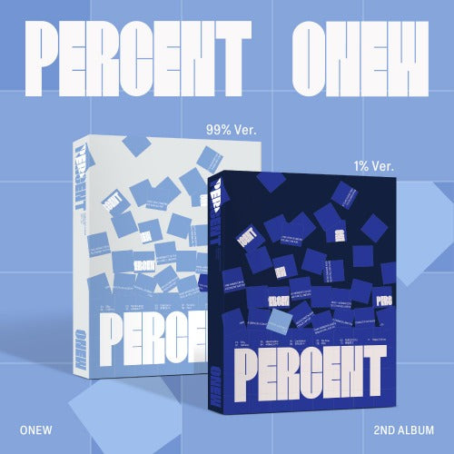 ONEW - 2nd Full Album [PERCENT] (Photobook Ver.)