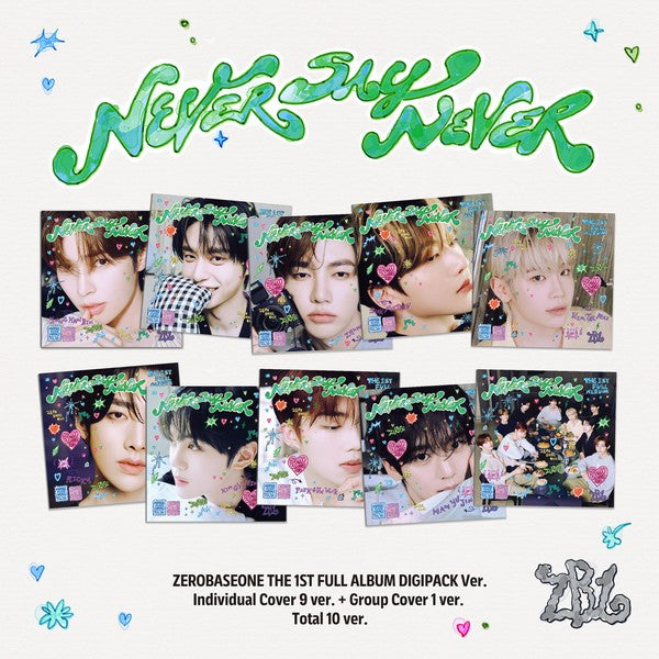 ZEROBASEONE - 1st Full Album [NEVER SAY NEVER] (DIGIPACK Ver.)