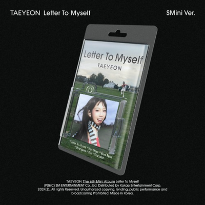 TAEYEON - 6th Mini Album [Letter To Myself] (SMini Ver. - Smart Album)