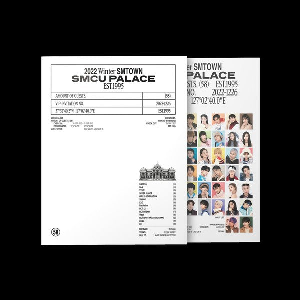 SMTOWN - 10th Winter Album [SMTOWN : SMCU PALACE] (Portrait Book Ver.)