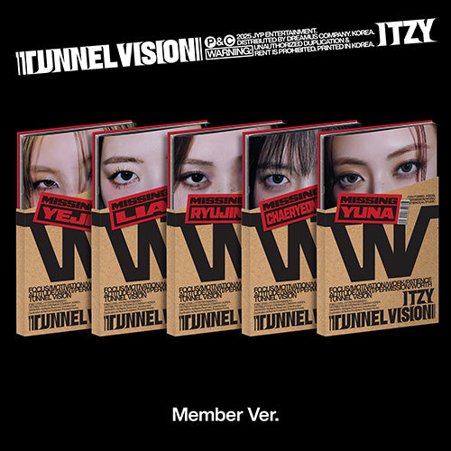 ITZY - 11th EP Album [TUNNEL VISION] (Member Ver.)