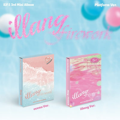 ILY:1 - 3rd Mini Album [illang:Firework] (RANDOM | Platform Ver. - ocean / illang Ver.)