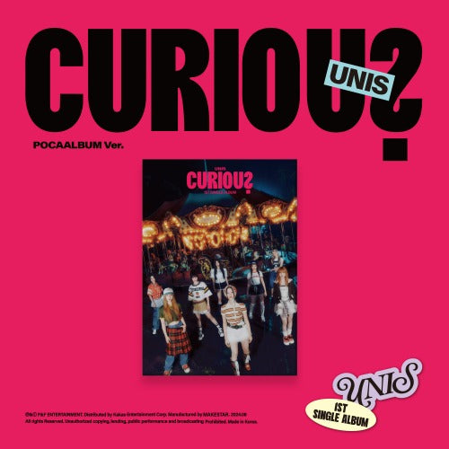 UNIS - 1st Single Album [CURIOUS] (POCAALBUM Ver.)