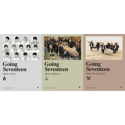 SEVENTEEN - 3rd Mini Album [GOING SEVENTEEN] (RANDOM | Make A Wish Ver. / Make It Happen Ver. / Make The Seventeen Ver.)