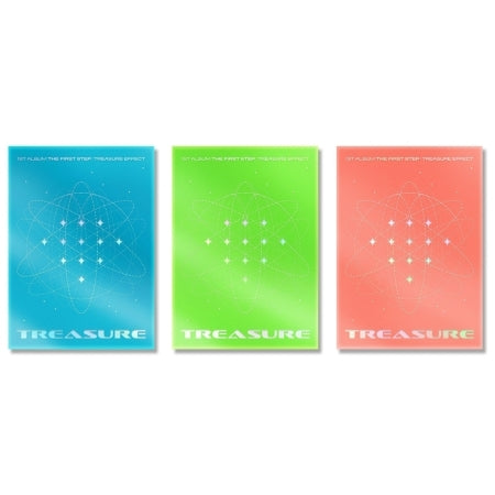 TREASURE - 1st Full Album [THE FIRST STEP : TREASURE EFFECT] (RANDOM | BLUE / GREEN / ORANGE Ver.)