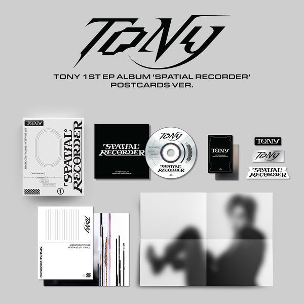 TONY - 1st EP Album [SPATIAL RECORDER] (POSTCARDS Ver.)