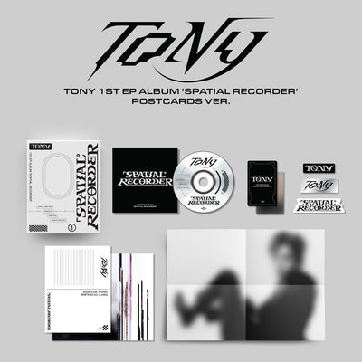 TONY - 1st EP Album [SPATIAL RECORDER] (POSTCARDS Ver.)
