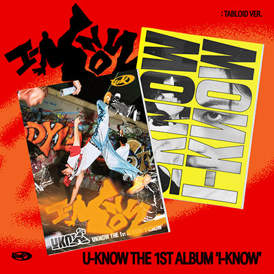 U-KNOW - 1st Full Album [I -KNOW] (Tabloid Ver.)