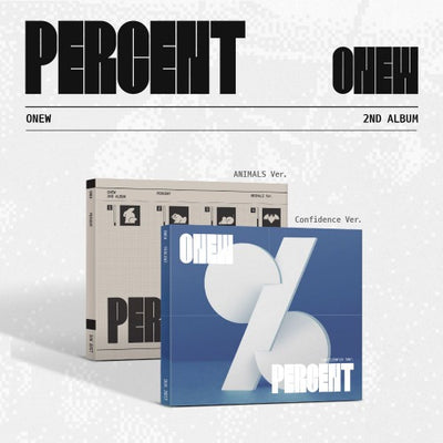 ONEW - 2nd Full Album [PERCENT] (Digipack Ver.)