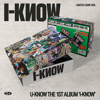 U-KNOW - 1st Full Album [I -KNOW] (Match Card Ver. - SMART ALBUM)