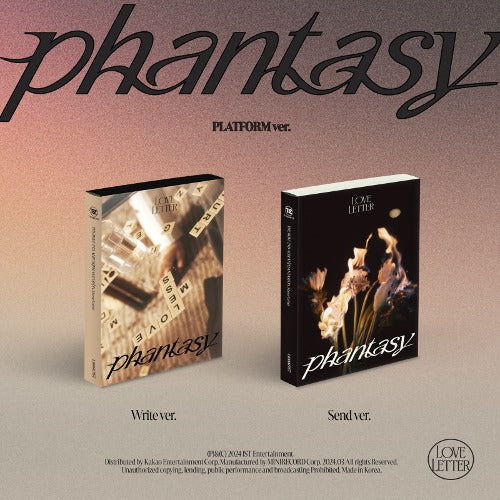 THE BOYZ - 2nd Full Album [Phantasy_ Pt.3 Love Letter] (RANDOM | Write / Send Ver. - Platform Ver.)