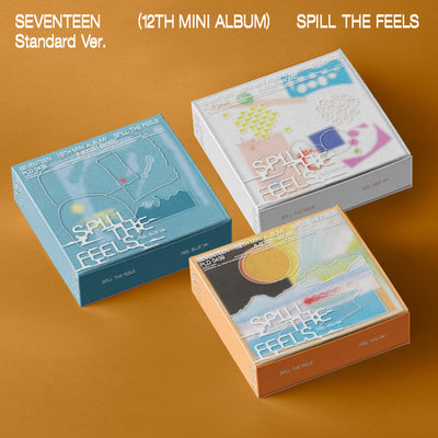 SEVENTEEN - 12th Mini Album [SPILL THE FEELS] (RANDOM | FEEL NEW / FEEL BLUE / FEEL YOU Ver.)